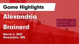 Alexandria  vs Brainerd  Game Highlights - March 4, 2022