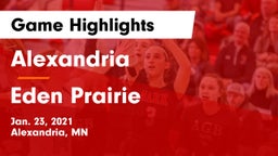 Alexandria  vs Eden Prairie  Game Highlights - Jan. 23, 2021
