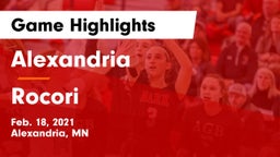 Alexandria  vs Rocori  Game Highlights - Feb. 18, 2021