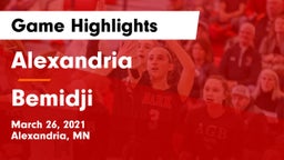 Alexandria  vs Bemidji  Game Highlights - March 26, 2021