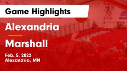 Alexandria  vs Marshall  Game Highlights - Feb. 5, 2022