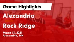 Alexandria  vs Rock Ridge  Game Highlights - March 13, 2024