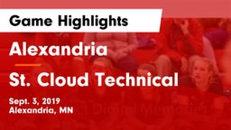 Alexandria  vs St. Cloud Technical  Game Highlights - Sept. 3, 2019