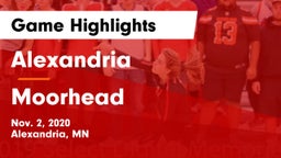 Alexandria  vs Moorhead  Game Highlights - Nov. 2, 2020