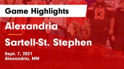 Alexandria  vs Sartell-St. Stephen  Game Highlights - Sept. 7, 2021