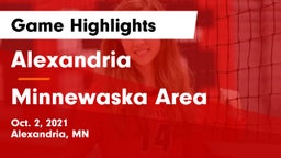 Alexandria  vs Minnewaska Area  Game Highlights - Oct. 2, 2021
