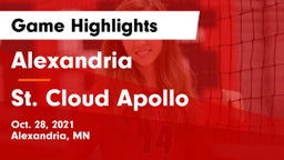 Alexandria  vs St. Cloud Apollo  Game Highlights - Oct. 28, 2021
