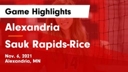 Alexandria  vs Sauk Rapids-Rice  Game Highlights - Nov. 6, 2021