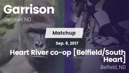 Matchup: Garrison  vs. Heart River co-op [Belfield/South Heart]  2017