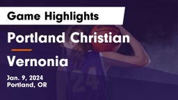 Portland Christian  vs Vernonia Game Highlights - Jan. 9, 2024