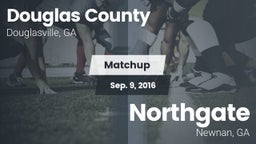 Matchup: Douglas County High vs. Northgate  2016