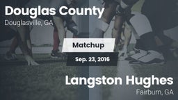 Matchup: Douglas County High vs. Langston Hughes  2016