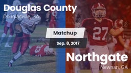 Matchup: Douglas County High vs. Northgate  2017