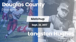 Matchup: Douglas County High vs. Langston Hughes  2017