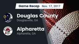 Recap: Douglas County  vs. Alpharetta  2017