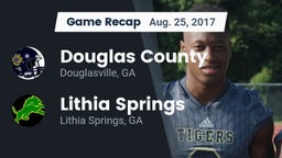 Recap: Douglas County  vs. Lithia Springs  2017