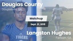 Matchup: Douglas County High vs. Langston Hughes  2018
