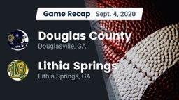 Recap: Douglas County  vs. Lithia Springs  2020