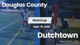 Matchup: Douglas County High vs. Dutchtown  2020