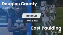 Matchup: Douglas County High vs. East Paulding  2020