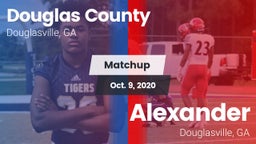 Matchup: Douglas County High vs. Alexander  2020