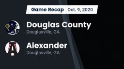 Recap: Douglas County  vs. Alexander  2020