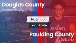 Matchup: Douglas County High vs. Paulding County  2020