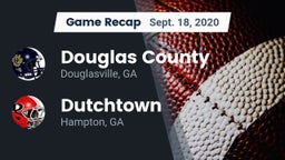 Recap: Douglas County  vs. Dutchtown  2020