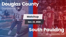 Matchup: Douglas County High vs. South Paulding  2020