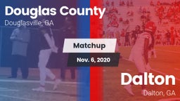 Matchup: Douglas County High vs. Dalton  2020