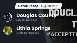 Recap: Douglas County  vs. Lithia Springs  2021