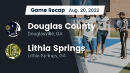 Recap: Douglas County  vs. Lithia Springs  2022