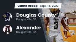 Recap: Douglas County  vs. Alexander  2022