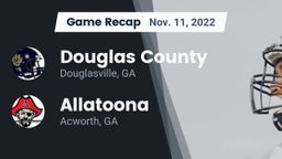 Recap: Douglas County  vs. Allatoona  2022