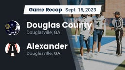 Recap: Douglas County  vs. Alexander  2023