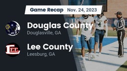 Recap: Douglas County  vs. Lee County  2023