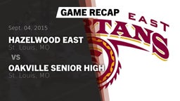 Recap: Hazelwood East  vs. Oakville Senior High 2015