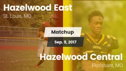 Matchup: Hazelwood East High vs. Hazelwood Central  2017