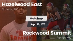 Matchup: Hazelwood East High vs. Rockwood Summit  2017