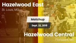 Matchup: Hazelwood East High vs. Hazelwood Central  2018