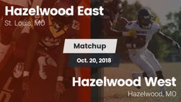 Matchup: Hazelwood East High vs. Hazelwood West  2018