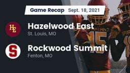 Recap: Hazelwood East  vs. Rockwood Summit  2021