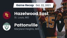 Recap: Hazelwood East  vs. Pattonville  2021