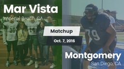 Matchup: Mar Vista High vs. Montgomery  2016