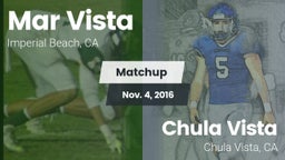 Matchup: Mar Vista High vs. Chula Vista  2016