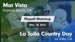 Matchup: Mar Vista High vs. La Jolla Country Day  2016