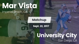 Matchup: Mar Vista High vs. University City  2017