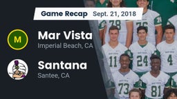 Recap: Mar Vista  vs. Santana  2018