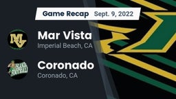 Recap: Mar Vista  vs. Coronado  2022