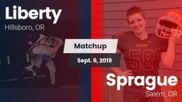 Matchup: Liberty  vs. Sprague  2019